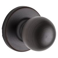 Kwikset 200P 11PCP Passage Knob, Zinc, Venetian Bronze, 2-3/8 to 2-3/4 in Backset, 1-3/8 to 1-3/4 in Thick Door