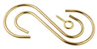 National Hardware V2665 Series N275-172 Extension Hook Kit, 6 in L, Steel, Brass