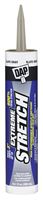 DAP EXTREME STRETCH 7079818711 Premium Elastomeric Sealant, Slate Gray, 24 hr Curing, 40 to 100 deg F, 10.1 fl-oz, Pack of 12