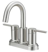 Boston Harbor Lavatory Faucet, Two Handle, 4 in, Brush Nickel