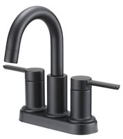 Boston Harbor Lavatory Faucet, Two Handle, 4 in, Matte Black