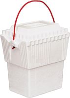 Lifoam 3417 Ice Chest, 12 qt Cooler, Styrofoam, White, Pack of 24