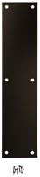 National Hardware N270-502 Push Plate, Aluminum, Oil-Rubbed Bronze, 15 in L, 3-1/2 in W, Pack of 2