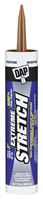 DAP EXTREME STRETCH 7079818706 Premium Elastomeric Sealant, Woodtone, 24 hr Curing, 40 to 100 deg F, 10.1 fl-oz, Pack of 12