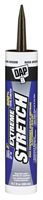 DAP EXTREME STRETCH 7079818708 Premium Elastomeric Sealant, Dark Brown, 24 hr Curing, 40 to 100 deg F, 10.1 fl-oz, Pack of 12