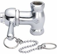 B & K 126-006LT Shower Valve with Pull Chain, 1/2 in Connection, Brass Body, Chrome