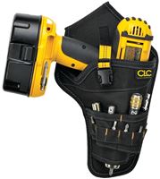 CLC Tool Works Series 5023 Drill Holster, Polyester, Black, 1.8 in W, 12-1/2 in H