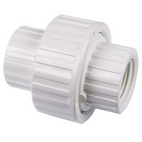 IPEX 435908 Pipe Union with Buna O-Ring Seal, 1 in, FPT, PVC, White, SCH 40 Schedule, 150 psi Pressure