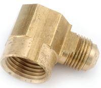 Anderson Metals 754050-0606 Tube Elbow, 3/8 in, 90 deg Angle, Brass, 1000 psi Pressure, Pack of 10