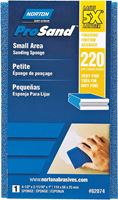 Norton ProSand 82074 Sanding Sponge, 4-1/2 in L, 2-11/16 in W, 220 Grit, Extra Fine, Aluminum Oxide Abrasive