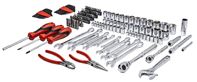 Crescent CTK150 Professional Tool Set, 150-Piece, Alloy Steel, Polished Chrome