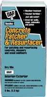 DAP Bondex 10466 Concrete Patcher and Resurfacer, Gray, 5 lb, Pack of 6