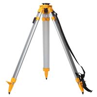 DeWALT DW0737 Construction Tripod, 38 in Min H, 60 in Max H, 5/8 x 11 in Mounting, Aluminum