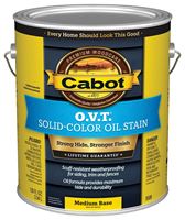 Cabot O.V.T. 140.0006508.007 Oil Stain, Medium Base, Liquid, 1 gal, Pack of 4