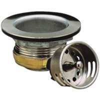 Plumb Pak PP820-28 Basket Strainer Assembly, 2-7/8 in Dia, Stainless Steel, Chrome, For: 2 to 2-1/2 in Dia Opening Sink