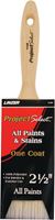 Linzer WC 1140-2.5 Paint Brush, 2-1/2 in W, 3 in L Bristle, Varnish Handle