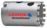 Lenox Diamond 1211520DGHS Hole Saw, 1-1/4 in Dia, 1-5/8 in D Cutting