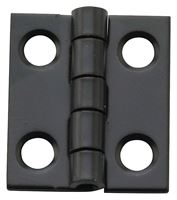 National Hardware N211-018 Decorative Narrow Hinge, 3/4 in H Door Leaf, 1/32 in Thick Door Leaf, Steel, Surface Mounting