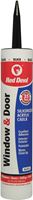 Red Devil 084660 Siliconized Acrylic Caulk, Black, -20 to 180 deg F, 10.1 fl-oz Cartridge, Pack of 12