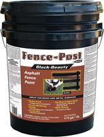 Gardner 9005-GA Fence Paint, Black, 5 gal Pail