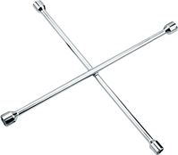 ProSource JL-AT-TGCW10133L Lug Wrench, Hex Socket, 17, 19, 21 and 23 mm Socket, 20 in L, Carbon Steel, Chrome