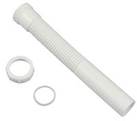 Danco 51069 Tailpiece Pipe Extension, 1-1/2 x 11-1/2 in, Slip-Joint, White