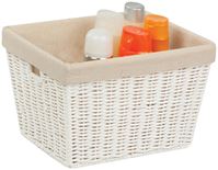 Honey-Can-Do STO-03560 Storage Basket, Paper, White, Pack of 6