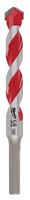 Milwaukee 48-20-9040 Drill Bit, 5/8 in Dia, 6 in OAL, Wide Flute, 3/8 in Dia Shank, 3-Flat Shank