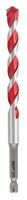 Milwaukee SHOCKWAVE 48-20-9021 Drill Bit, 3/8 in Dia, 6 in OAL, Wide Flute, 1/4 in Dia Shank, Hex Shank, Pack of 3