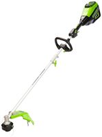 Greenworks 2123802 Brushless String Trimmer, Battery Included, 2.5 Ah, 80 V, Lithium-Ion, 0.095 in Dia Line