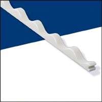 Palruf 92521 Closure Strip, 36 in L, 7/8 in W, Polycarbonate, Pack of 20