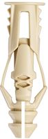 Cobra Anchors 170R Wall Anchor, Polyethylene, Chrome, 29 lb