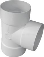 Canplas 414103BC Sewer Pipe Tee, 3 in, Hub, PVC