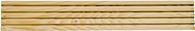 Waddell RFC27 Moulding, 2-1/4 in W, Casing, Fluted Profile, Pine, Pack of 10