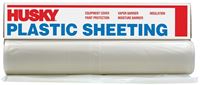 Poly-America CF0620-50C Painters Sheeting, 50 ft L, 20 ft W, Clear