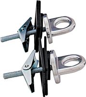 ProSource RT70557 Anchor Bolt, Heavy-Duty, Steel, Zinc, Rubber, Chrome, For: Truck Bed