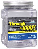 Sashco 14003 Cement and Patching Sealant, Clear, Liquid, 1 qt, Container