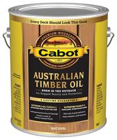 Cabot 140.0003400.007 Australian Timber Oil, Natural, Liquid, 1 gal, Can, Pack of 4