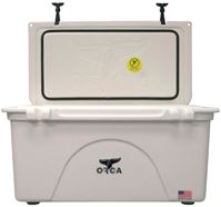 Orca ORCW075 Cooler, 75 qt Cooler, White, Up to 10 days Ice Retention