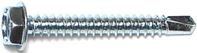 Midwest Fastener 10281 Screw, #10 Thread, 1-1/2 in L, Hex, Socket Drive, Self-Drilling Point, Steel, Zinc