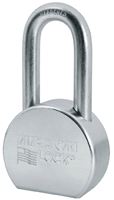 American Lock A703KA Padlock, Keyed Alike Key, 7/16 in Dia Shackle, 2 in H Shackle, Hardened Boron Alloy Steel Shackle