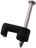 Gardner Bender PSB-1600T Cable Staple, 3/16 in W Crown, 7/8 in L Leg, Polyethylene, 25/PK
