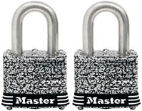 Master Lock 3SSTHC Padlock, Keyed Alike Key, 9/32 in Dia Shackle, 3/4 in H Shackle, Stainless Steel Shackle, Steel Body