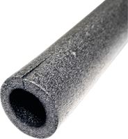 M-D 50148 Pipe Insulation, 6 ft L, Polyethylene, Black, 1/2 in Pipe, Pack of 70