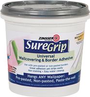 Zinsser 2874 Wallcovering Adhesive Clear, Clear, 1 qt, Can