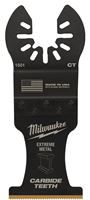 Milwaukee 49-25-1501 Blade, 1-3/8 in, 2 in D Cutting, Carbide/HCS/Titanium, 1/PK