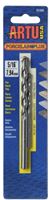 ARTU 01440 Drill Bit, 5/16 in Dia, 4-1/2 in OAL, Flat Flute, 2-Flute, 5/16 in Dia Shank, Straight Shank