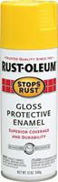 Rust-Oleum 7747830 Rust Preventative Spray Paint, Gloss, Sunburst Yellow, 12 oz, Can