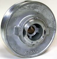 Dial 6145 Motor Pulley, 1/2 in Dia Bore, 3-1/2 in OD, Zinc