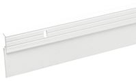 Frost King A79WHA Premium Door Sweep, 36 in L, 2 in W, Aluminum Flange, Rubber Insert